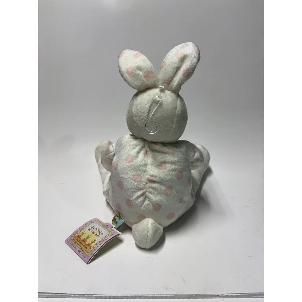 Bunnies By The Bay Plush BIG BLOOM BUDDY Gray Polka Dot Bunny #101050 Lovey